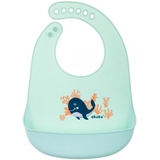 Силіконовий нагрудник Akuku Кит (A0505) - Pampik