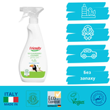 Очищувальний органічний засіб Friendly Organic для дитячої кімнати та іграшок, 500 мл - Pampik - 2