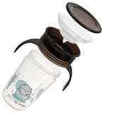 Чашка-непроливайка 360˚ Akuku, с ручками, 270 мл, черный (A0671) - Pampik - 4