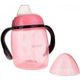 Чашка-непроливайка Akuku с силиконовым носиком, 280 мл, розовый (A0429) - Pampik - 2