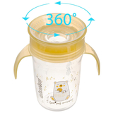 Чашка-непроливайка 360˚ Akuku, з ручками, 270 мл, жовтий (A0670) - Pampik - 3