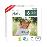 Органічні підгузки-трусики Eco by Naty 6 (16+ кг), 18 шт. - Pampik