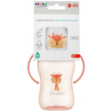 Чашка-непроливайка Akuku Олень, 240 мл, рожевий (A0221) - Pampik - 4