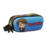 Пенал Safta Harry Potter 3D, 2 відділення, синій (822482512) - Pampik