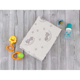 Багаторазова непромокаюча пелюшка Руно Мишка на місяці, жаккард, 70х50 см (МЖ5070) - Pampik - 6