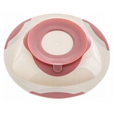 Тарелка на присоске Akuku, розовый-серый (A0525) - Pampik - 4