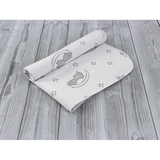 Багаторазова непромокаюча пелюшка Руно Мишка на місяці, жаккард, 70х50 см (МЖ5070) - Pampik - 4