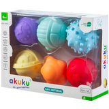 Сенсорные мячики Akuku, 6 шт. (A0640) - Pampik - 4