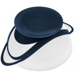 Тарілка на присосці Akuku з ложкою, білий-синій (A0503) - Pampik - 3