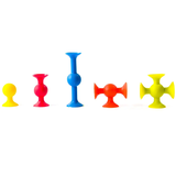 Конструктор Fat Brain Toys Mini Squigz з присосок, 75 присосок - Pampik - 3