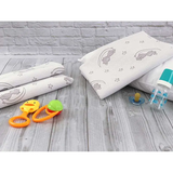 Багаторазова непромокаюча пелюшка Руно Мишка на місяці, жаккард, 70х50 см (МЖ5070) - Pampik - 5