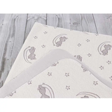 Багаторазова непромокаюча пелюшка Руно Мишка на місяці, жаккард, 70х50 см (МЖ5070) - Pampik - 7