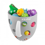 Контейнер для іграшок для купання Akuku, сірий (A0346) - Pampik - 2
