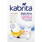 Каша вівсяна Kabrita з бананом і чорносливом на молочній суміші, від 6 місяців, 180 г - Pampik