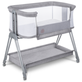 Кроватка приставная 2 в 1 Lionelo Luna Grey Concrete (LO-LUNA GREY CONCRETE) - Pampik - 2