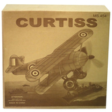 Вінтажна іграшка Bass&Bass Літак, з ключем, 20 см, жовтий (B85455) - Pampik - 3