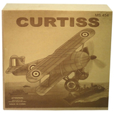 Вінтажна іграшка Bass&Bass Літак, з ключем, 20 см, червоний (B85456) - Pampik - 3