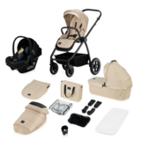 Універсальна коляска 2 в 1 Lionelo Meril Beige Sand (LO-MERIL 3IN1 BEIGE SAND) - Pampik - 2