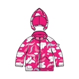 Детский демисезонный комплект Huppa Avery 1, куртка и полукомбинезон, р.92, фуксия с принтом/фуксия (41780114-13263-092) - Pampik - 2