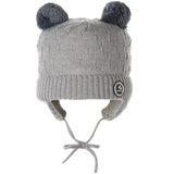 Вязаная шапка Huppa Remy, р.M, светло-серый (94370008-90028-00M) - Pampik