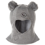 Шапка-шлем вязаная Huppa Charlie, р.S, светло-серый (94410008-90028-00S) - Pampik