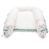Змінний чохол для матраца-кокона DockATot Deluxe+, 0-8 міс., Silver Lining (20302) - Pampik - 4