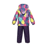 Детский демисезонный комплект Huppa Avery 1, куртка и полукомбинезон, р.110, лилoвый с принтом/темно-лилoвый (41780114-14753-110) - Pampik - 2