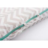 Змінний чохол для матраца-кокона DockATot Deluxe+, 0-8 міс., Silver Lining (20302) - Pampik - 8