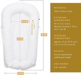 Матрац-кокон DockaTot Deluxe+, 0-8 міс., Pristine White (10301) - Pampik - 10