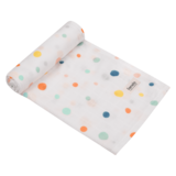 Набор пеленок Lionelo Bamboo Set Dot, 70х70 см, 3 шт., бело-голубой (LO-BAMBOO SET DOT) - Pampik - 4