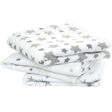 Муслинові пелюшки Aden + Anais Musy Twinkle, 70х70 см, 3 шт., біло-сірий (AA7203G) - Pampik - 2