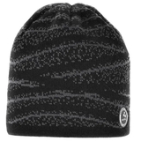 Вязаная шапка Huppa Carlos 2, р.M, черный с принтом (80480200-12509-00M) - Pampik