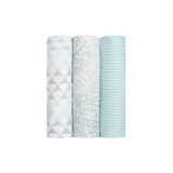 Набір пелюшок Aden + Anais Metallic Skylight Birch, 120х120 см, 3 шт., м'ятний (AA9218G) - Pampik - 2