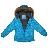 Комплект зимний Huppa Marvel: куртка + полукомбинезон, р.122, голубой с серым (45100030-12560-122) - Pampik - 4