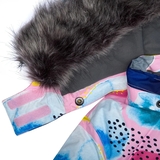 Комплект зимний Huppa Renely 2: куртка + полукомбинезон, р.98, розовый с темно-синим (41850230-14603-098) - Pampik - 5