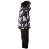 Комплект зимний Huppa Dante 1: куртка + полукомбинезон, р.104, черный с принтом (41930130-23109-104) - Pampik - 3