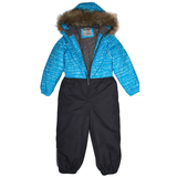 Комбинезон зимний Huppa Willy, р.104, голубой с серым (31900030-12560-104) - Pampik - 4