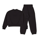 Спортивний костюм на флісі Garnamama Oversize sport zip 176 Чорний (1043618.1408662) - Pampik - 2