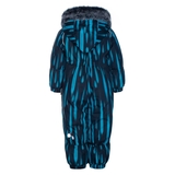 Детский зимний комбинезон Huppa Reggie 1, р.80, голубой с принтом (36020130-92636-080) - Pampik - 2