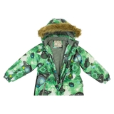 Детский зимний комбинезон Huppa Fenno, р.122, зеленый с принтом (36240030-82707-122) - Pampik - 4