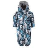 Комбинезон-трансформер Huppa Mary, р.56, синий с принтом (32630030-02660-056) - Pampik