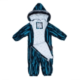 Детский зимний комбинезон Huppa Reggie 1, р.80, голубой с принтом (36020130-92636-080) - Pampik - 4