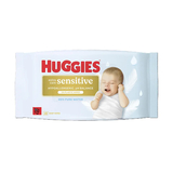 Влажные салфетки Huggies Extra Care Sensitive, 48 шт. - Pampik