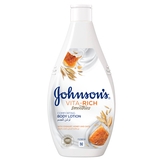 Лосьйон для тіла Johnson's Vita-Rich Смузі Доглядаючий, з йогуртом, вівсом і медом, 400 мл - Pampik