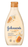 Гель для душу Johnson's Vita-Rich Смузі Доглядовий, з йогуртом, вівсом і медом, 750 мл - Pampik
