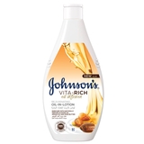 Лосьйон для тіла Johnson's Vita-Rich Живильний, з оліями Мигдалю та Ши, 400 мл - Pampik