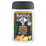 Гель-шампунь для мужчин Le Petit Marseillais 4в1 Имбирь и Кипарис, 250 мл - Pampik