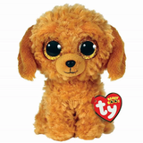 М'яка іграшка TY Beanie Boos Золотий пес Noodles, 15 см (36377) - Pampik