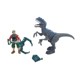 Игровой набор Dino Valley Опасный динозавр, со звуком, серый (542015) - Pampik - 2