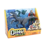 Игровой набор Dino Valley Опасный динозавр, со звуком, серый (542015) - Pampik